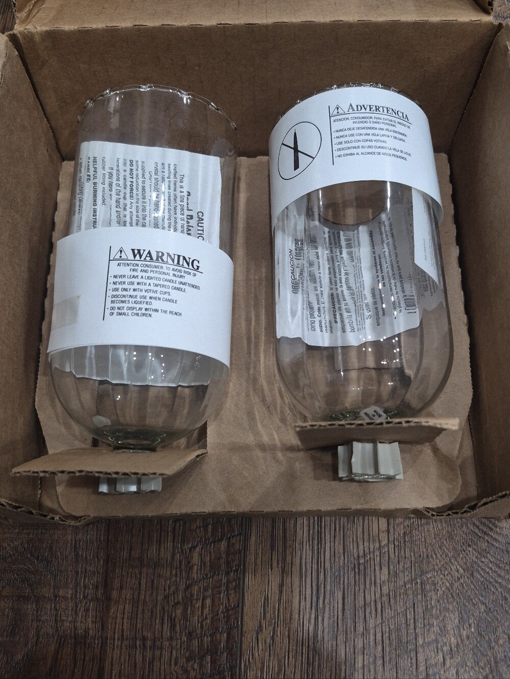 Vintage Homeco New Deadstock Replacement Glass Globes Candle Holders Cottagecore